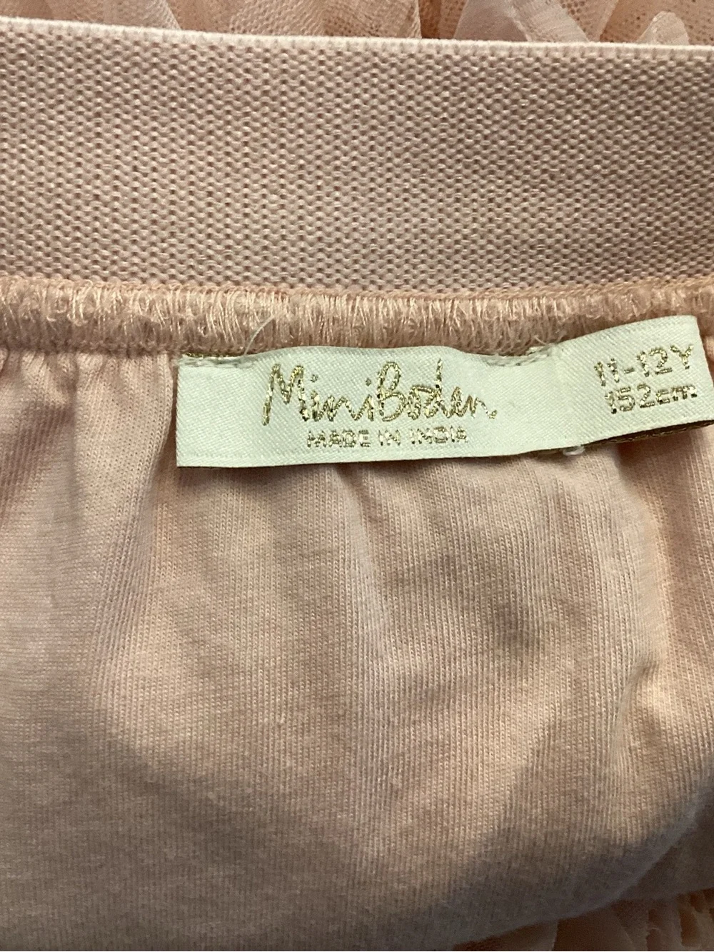 Mini Boden Pink Ruffle Tulle Mini Skirt - Picture 4 of 4